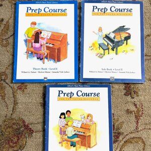 Level E piano books Prep Course for the Young Beginner,